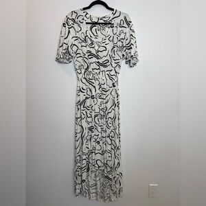 Abel the label Elegant abstract Patterned maxi Dress size medium